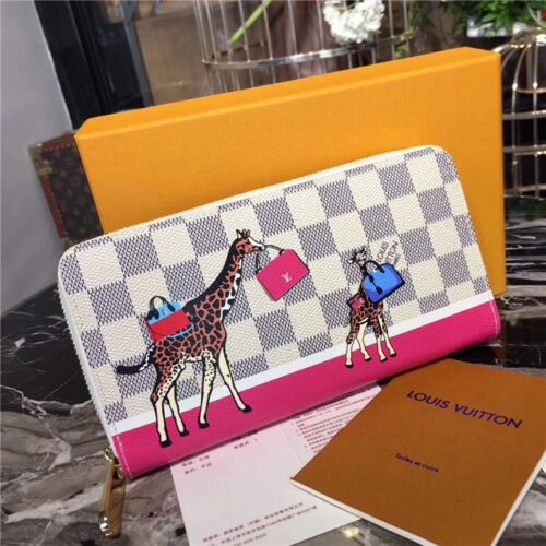 High Quality Luxury Louis Vuitton Zippy Damier Azur Wallet product detail