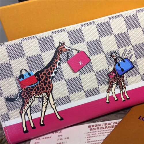 High Quality Luxury Louis Vuitton Zippy Damier Azur Wallet product detail