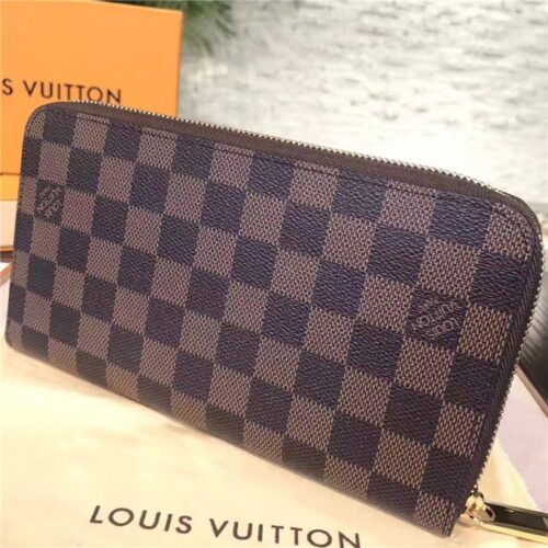 High Quality Luxury Louis Vuitton Zippy Organizer Damier Ebene Canvas product detail