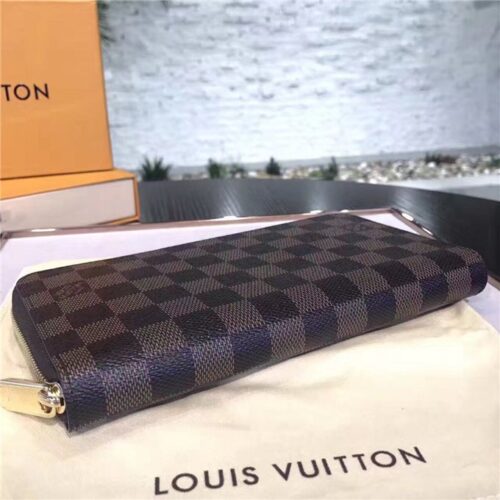 High Quality Luxury Louis Vuitton Zippy Organizer Damier Ebene Canvas product detail