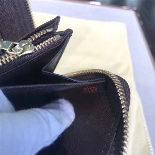 High Quality Luxury Louis Vuitton Zippy Organizer Damier Ebene Canvas product detail