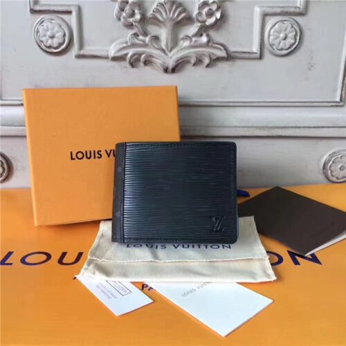 High Quality Luxury Louis Vuitton Multiple Wallet Monogram Eclipse Epi