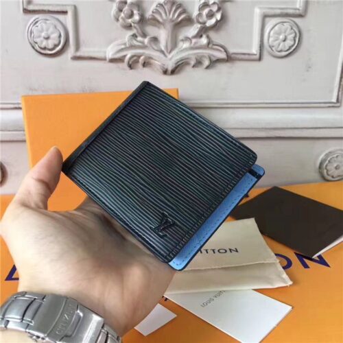 High Quality Luxury Louis Vuitton Multiple Wallet Monogram Eclipse Epi alternate view
