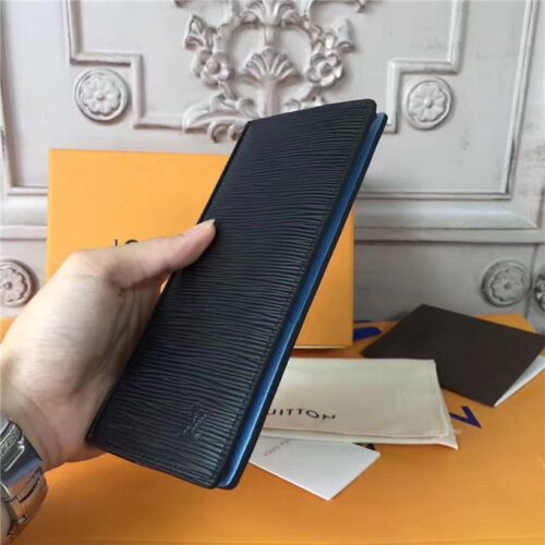 High Quality Luxury Louis Vuitton Brazza Wallet Monogram Eclipse Epi product detail
