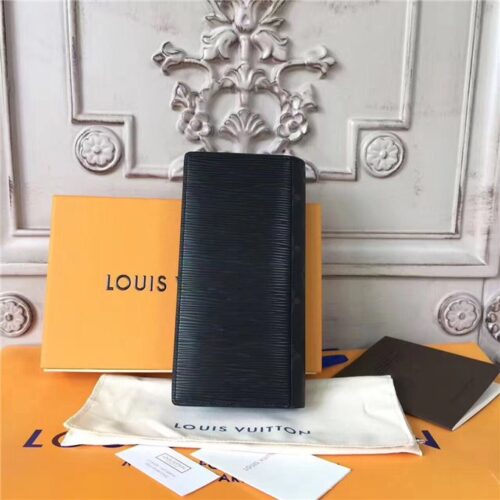 High Quality Luxury Louis Vuitton Brazza Wallet Monogram Eclipse Epi product detail