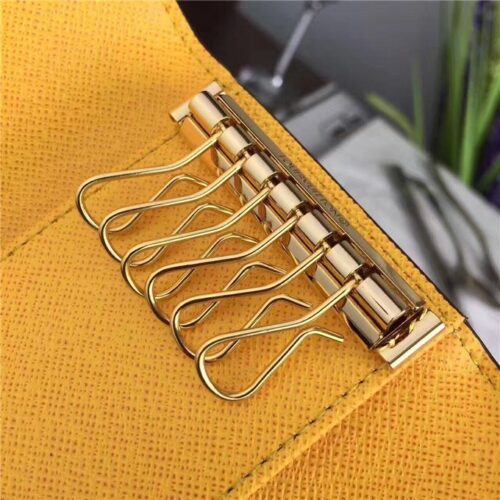 High Quality Luxury Louis Vuitton Monogram Canvas 6 Key Holder Jonquille product detail