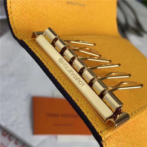 High Quality Luxury Louis Vuitton Monogram Canvas 6 Key Holder Jonquille product detail