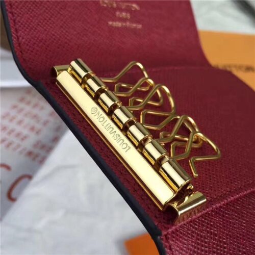 High Quality Luxury Louis Vuitton Monogram 6 Key Holder Fuchsia product detail