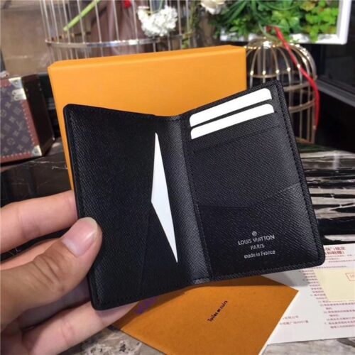 High Quality Luxury Louis Vuitton Pocket Organizer Noir product detail