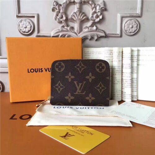 High Quality Luxury Louis Vuitton Zippy Coin Purse – Style 48206