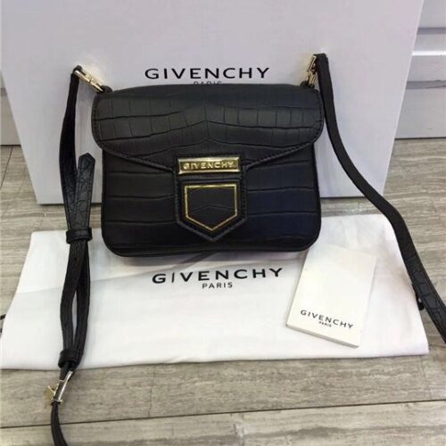 High Quality Luxury Givenchy Nobile Mini Shoulder Bag (Varied Colors) Croc-Effect