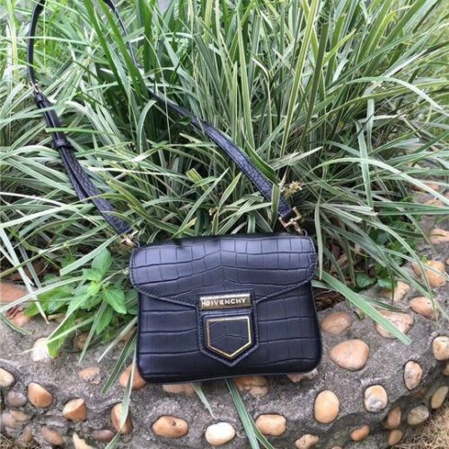 High Quality Luxury Givenchy Nobile Mini Shoulder Bag (Varied Colors) Croc-Effect alternate view