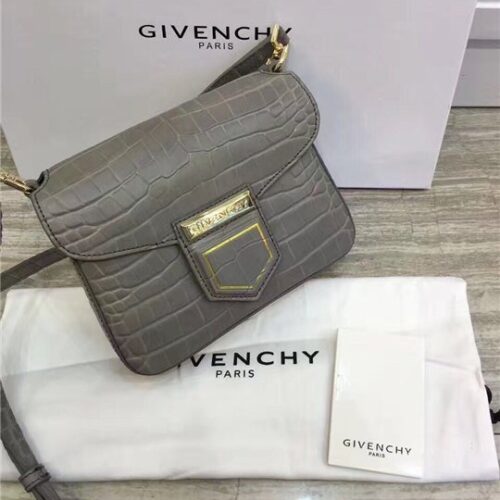 High Quality Luxury Givenchy Nobile Mini Shoulder Bag (Varied Colors) Croc-Effect product detail