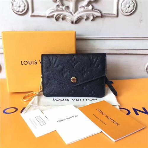 High Quality Luxury Louis Vuitton Key Pouch Noir