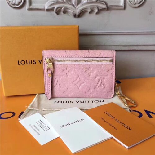 High Quality Luxury Louis Vuitton Key Pouch Rose Ballerine product detail