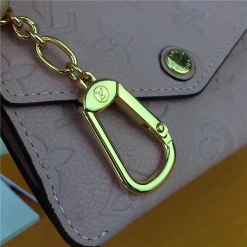 High Quality Luxury Louis Vuitton Key Pouch Rose Ballerine product detail