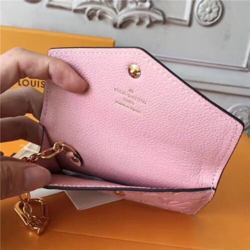 High Quality Luxury Louis Vuitton Key Pouch Rose Ballerine product detail