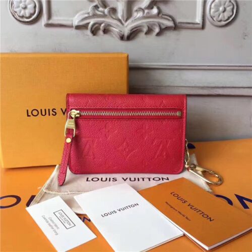 High Quality Luxury Louis Vuitton Key Pouch Cherry product detail