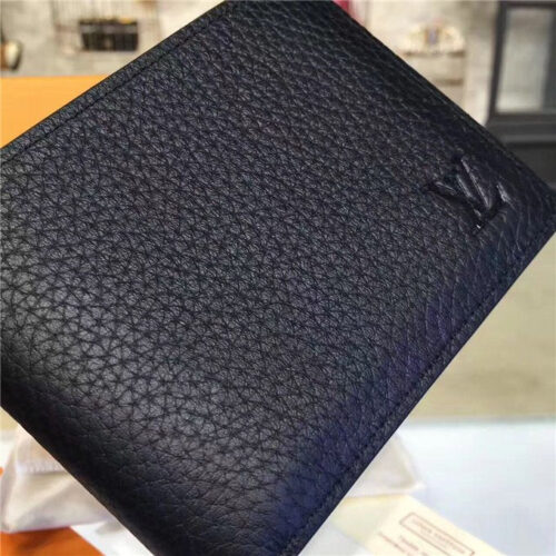 High Quality Luxury Louis Vuitton Multiple Wallet Taurillon Leather Noir product detail