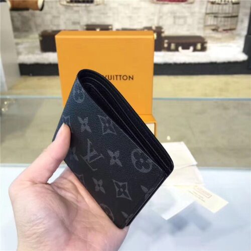 High Quality Luxury Louis Vuitton Multiple Wallet Monogram Eclipse product detail