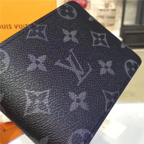 High Quality Luxury Louis Vuitton Multiple Wallet Monogram Eclipse product detail