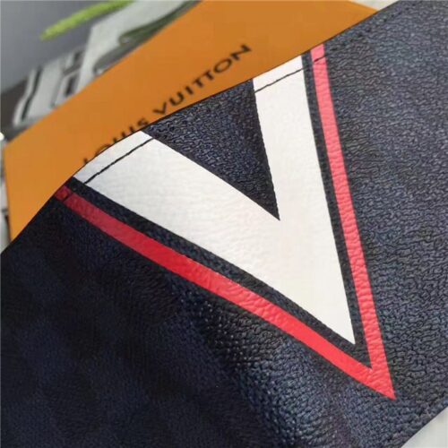 High Quality Luxury Louis Vuitton Slender Wallet Damier Cobalt LV Cup Rouge product detail