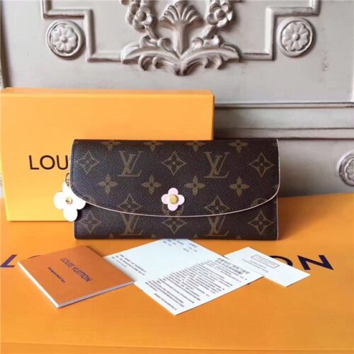High Quality Luxury Louis Vuitton Monogram Emilie Wallet (Varied Colors)