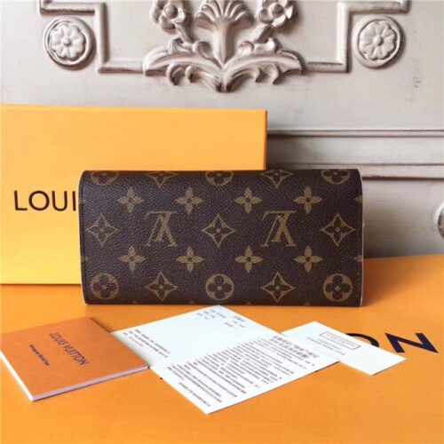 High Quality Luxury Louis Vuitton Monogram Emilie Wallet (Varied Colors) product detail