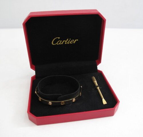 High Quality Luxury Cartier Gorgeous Love Bracelet Yellow Gold (Women Size) alternate view