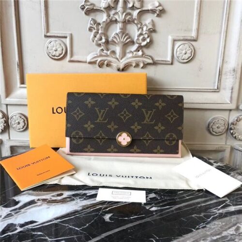 High Quality Luxury Louis Vuitton Flore Wallet (Varied Colors) product detail