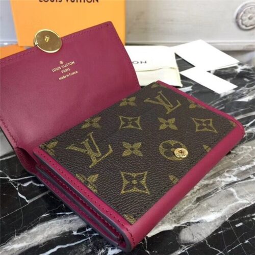 High Quality Luxury Louis Vuitton Flore Compact Wallet (Varied Colors) product detail