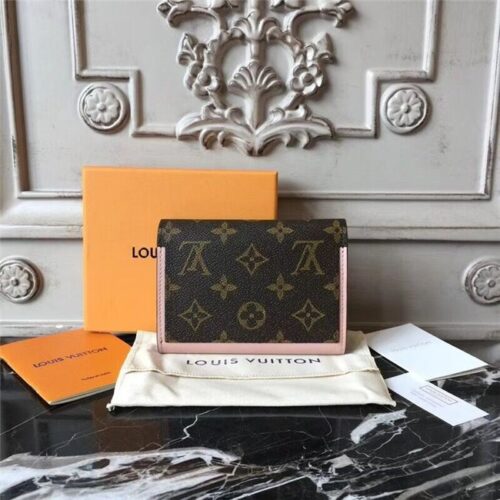 High Quality Luxury Louis Vuitton Flore Compact Wallet (Varied Colors) product detail