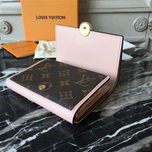 High Quality Luxury Louis Vuitton Flore Compact Wallet (Varied Colors) product detail