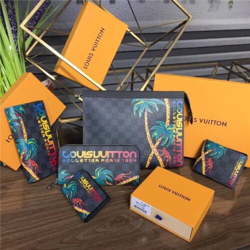 High Quality Luxury Louis Vuitton Pocket Organizer Damier Cobalt Canvas product detail