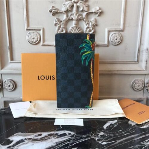 High Quality Luxury Louis Vuitton Brazza Wallet Damier Cobalt Canvas product detail