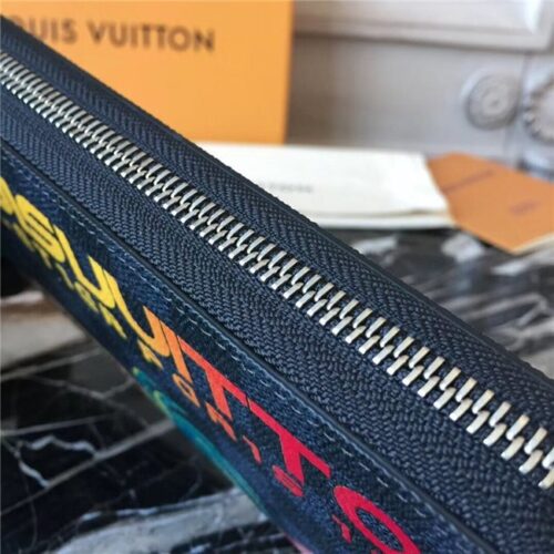 High Quality Luxury Louis Vuitton Zippy Wallet Vertical Damier Cobalt Canvas product detail