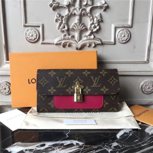 High Quality Luxury Louis Vuitton Flower Wallet (Varied Colored)