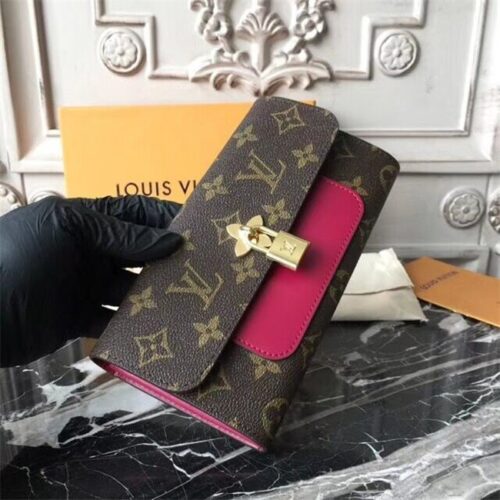 High Quality Luxury Louis Vuitton Flower Wallet (Varied Colored) alternate view