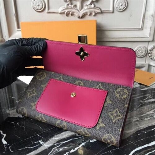 High Quality Luxury Louis Vuitton Flower Wallet (Varied Colored) product detail