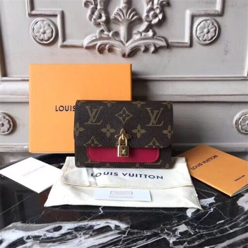 High Quality Luxury Louis Vuitton Flower Compact Wallet (Varied Colors)