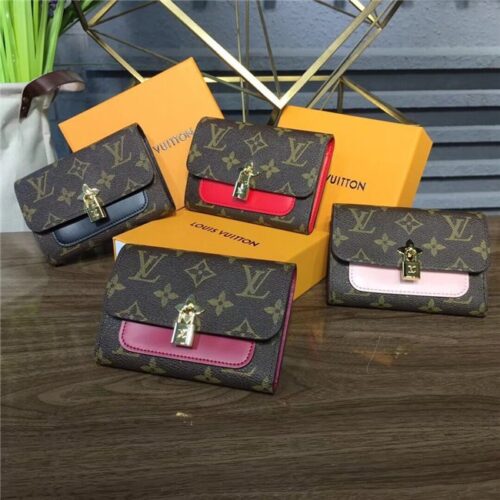 High Quality Luxury Louis Vuitton Flower Compact Wallet (Varied Colors) product detail
