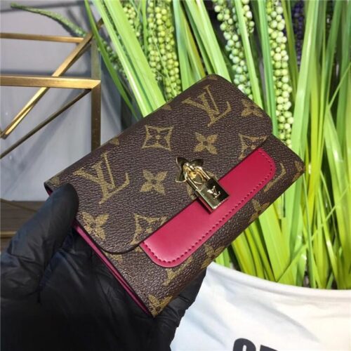 High Quality Luxury Louis Vuitton Flower Compact Wallet (Varied Colors) alternate view
