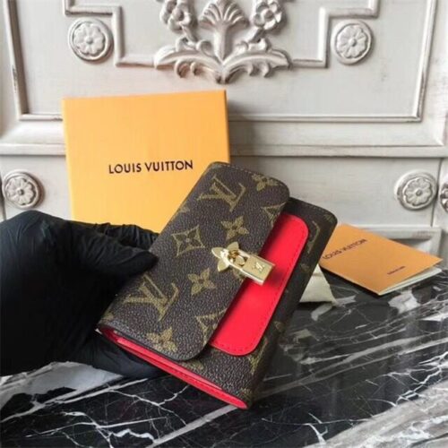 High Quality Luxury Louis Vuitton Flower Compact Wallet Coquelicot alternate view