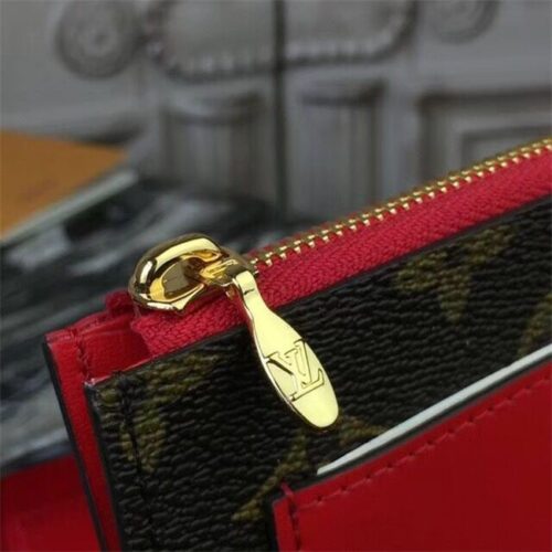 High Quality Luxury Louis Vuitton Flower Compact Wallet Coquelicot product detail