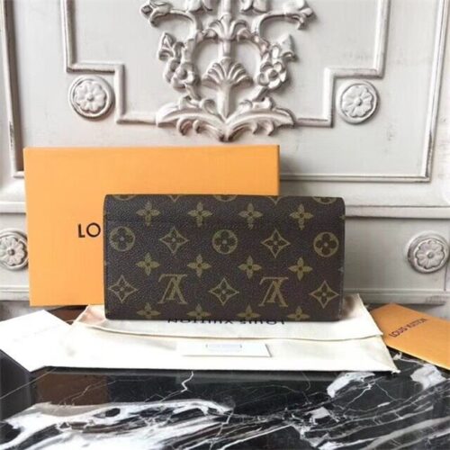 High Quality Luxury Louis Vuitton Flower Wallet Coquelicot product detail