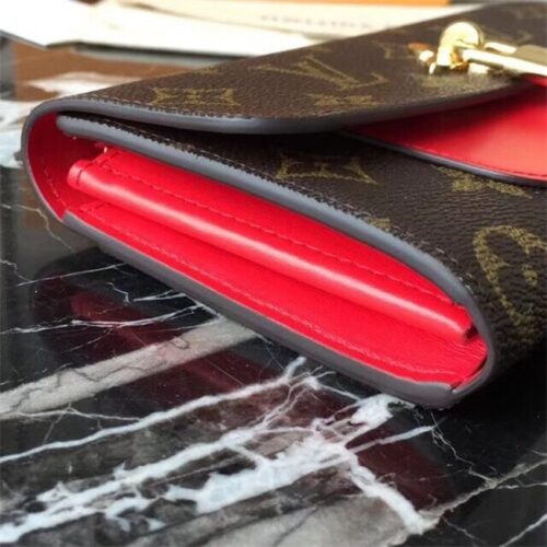 High Quality Luxury Louis Vuitton Flower Wallet Coquelicot product detail