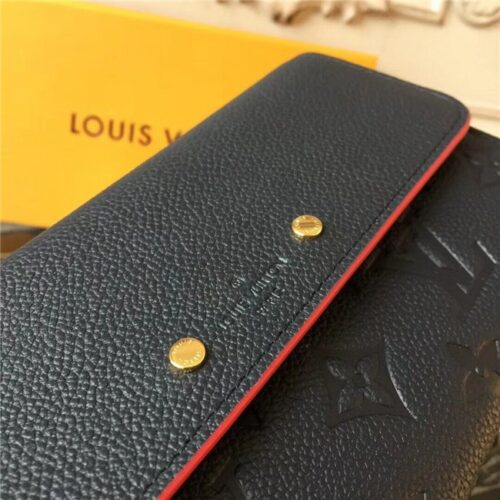 High Quality Luxury Louis Vuitton Pont-Neuf Wallet Marine Rouge product detail