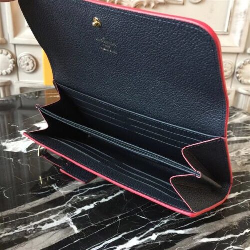High Quality Luxury Louis Vuitton Pont-Neuf Wallet Marine Rouge product detail