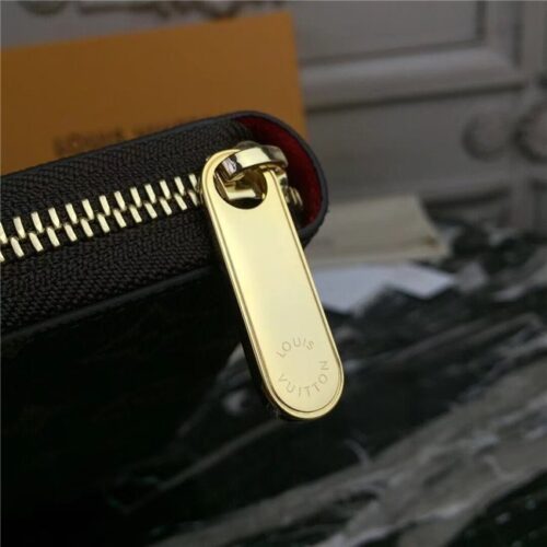 High Quality Luxury Louis Vuitton Zippy Wallet Monogram Canvas Coquelicot product detail