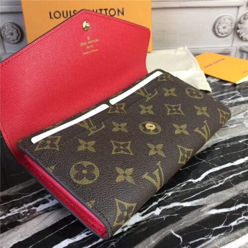 High Quality Luxury Louis Vuitton Sarah Wallet Coquelicot product detail